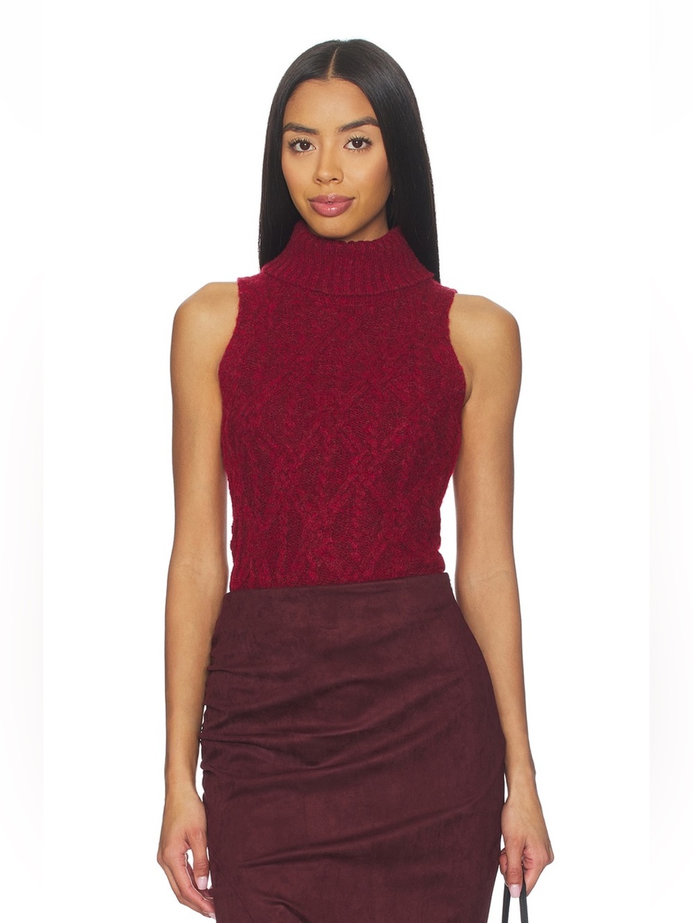 NWT Heartloom sweater tank - red